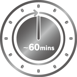 〜60 mins